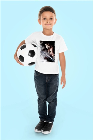 Edward Scissorhands Beyaz Unisex  Çocuk Tişört
