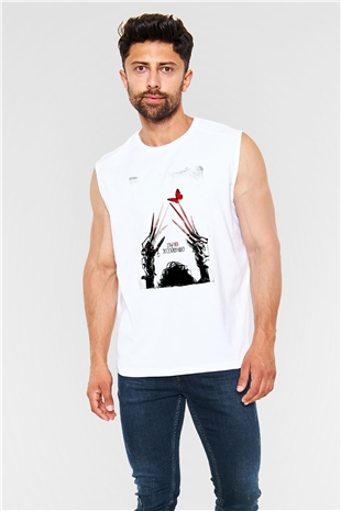 Edward Scissorhands Beyaz Unisex  Kolsuz Tişört