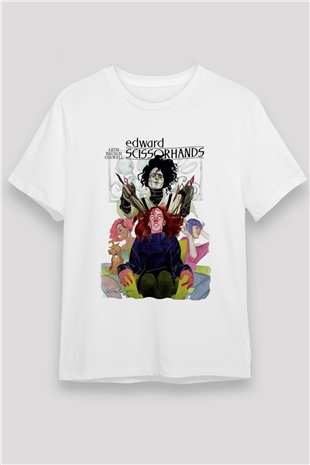 Edward Scissorhands Beyaz Unisex Tişört
