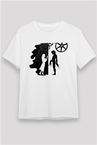 Edward Scissorhands Beyaz Unisex Tişört