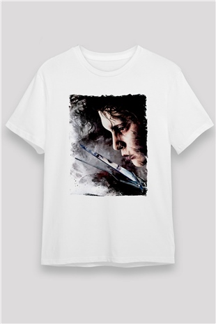 Edward Scissorhands Beyaz Unisex Tişört