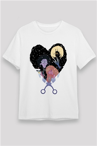Edward Scissorhands Beyaz Unisex Tişört