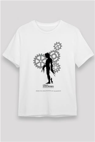 Edward Scissorhands Beyaz Unisex Tişört
