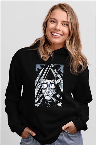 Edward Scissorhands Siyah Unisex Hoodie