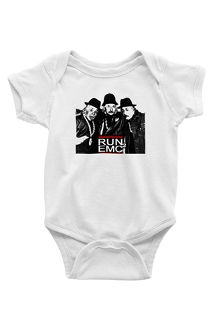 Einstein Baskılı Beyaz Unisex Bebek Body - Zıbın