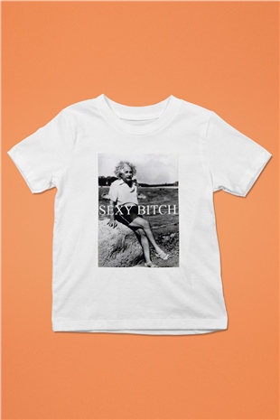 Einstein Baskılı Beyaz Unisex Çocuk Tişört