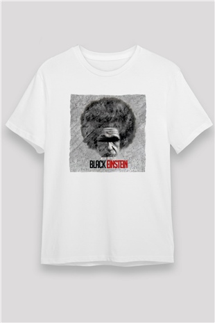 Einstein Beyaz Unisex Tişört T-Shirt - TişörtFabrikası