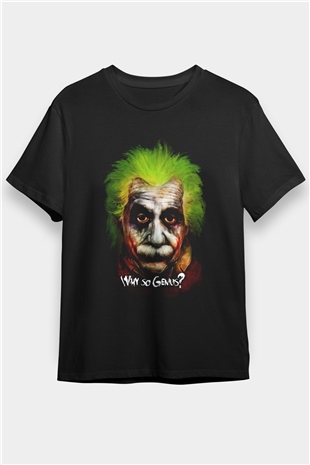 Einstein Siyah Unisex Tişört T-Shirt - TişörtFabrikası