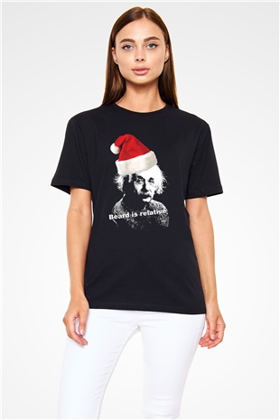 Einstein Siyah Unisex Tişört T-Shirt - TişörtFabrikası
