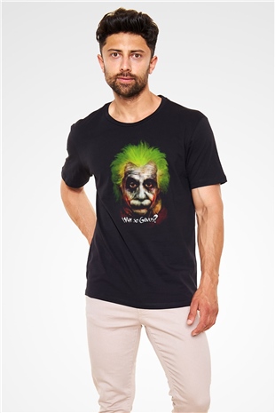 Einstein Siyah Unisex Tişört T-Shirt - TişörtFabrikası