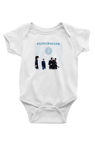 Einstürzende Neubauten Baskılı Unisex Beyaz Bebek Body - Zıbın