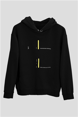 Einstürzende Neubauten Baskılı Unisex Siyah Hoodie