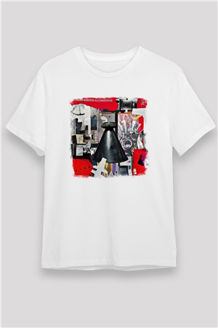 Einstürzende Neubauten Baskılı Unisex Beyaz Tişört