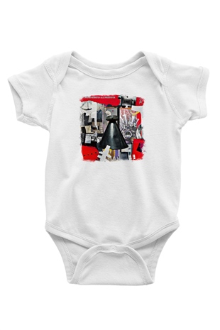 Einstürzende Neubauten Baskılı Unisex Beyaz Bebek Body - Zıbın