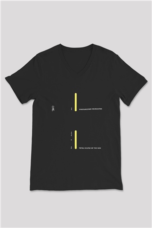 Einstürzende Neubauten Baskılı Unisex Siyah V Yaka Tişört