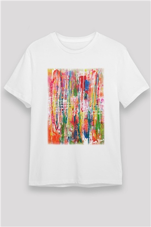 Ekspresyonizm Beyaz Unisex Tişört T-Shirt - TişörtFabrikası