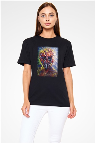 Ekspresyonizm Siyah Unisex Tişört T-Shirt - TişörtFabrikası
