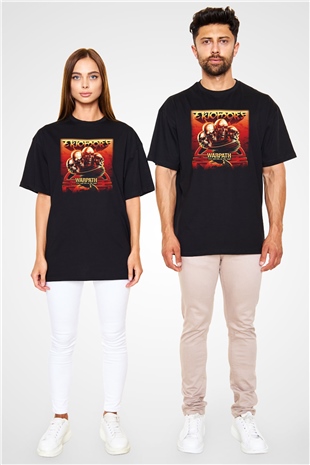 Ektomorf Siyah Unisex Oversize Tişört T-Shirt