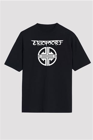 Ektomorf Siyah Oversize Tişört Oversize T-shirt - TişörtFabrikası