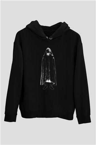 Elden Ring Baskılı Unisex Siyah Kapüşonlu Sweatshirt