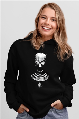 Elden Ring Baskılı Unisex Siyah Kapüşonlu Sweatshirt