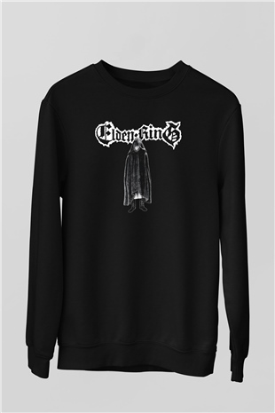 Elden Ring Baskılı Unisex Siyah Sweatshirt