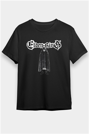 Elden Ring Baskılı Unisex Siyah Tişört - Tshirt