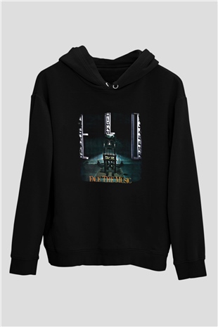 Electric Light Orchestra Baskılı Unisex Siyah Hoodie