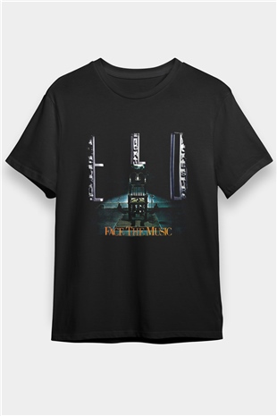 Electric Light Orchestra Baskılı Unisex Siyah Tişört