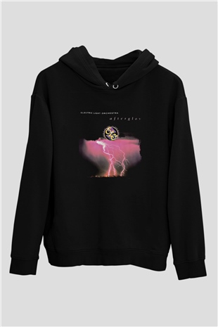 Electric Light Orchestra Baskılı Unisex Siyah Hoodie
