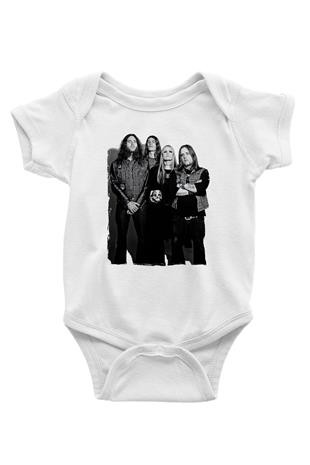 Electric Wizard Baskılı Beyaz Unisex Bebek Body - Zıbın