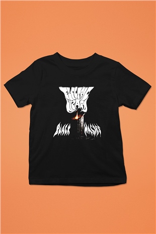 Electric Wizard Baskılı Unisex Siyah Çocuk Tişört - Tshirt