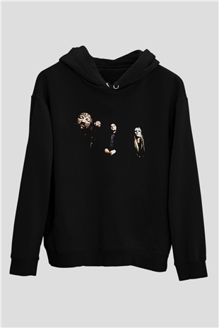 Electric Wizard Baskılı Unisex Siyah Kapüşonlu Sweatshirt