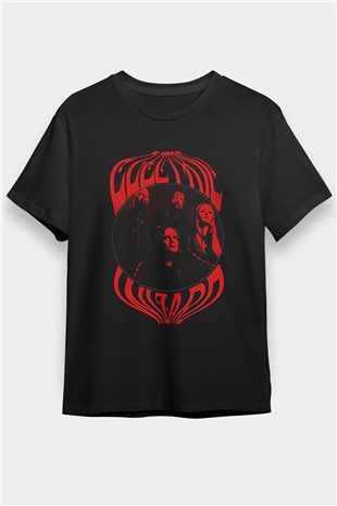 Electric Wizard Baskılı Unisex Siyah Tişört - Tshirt