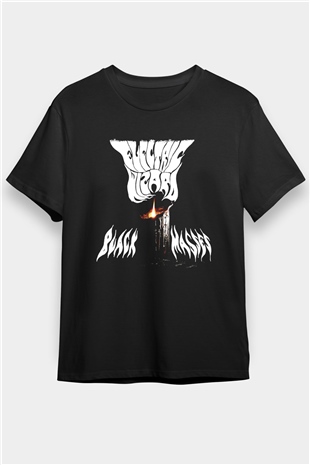 Electric Wizard Baskılı Unisex Siyah Tişört - Tshirt