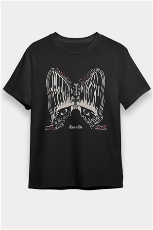 Electric Wizard Baskılı Unisex Siyah Tişört - Tshirt
