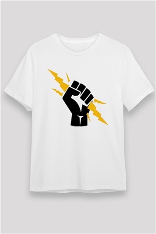 Elektrikçi Beyaz Unisex Tişört T-Shirt - TişörtFabrikası