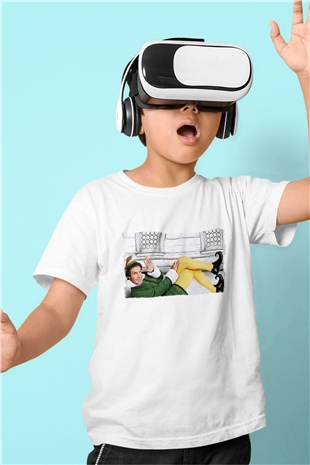 Elf Beyaz Unisex Çocuk Tişört