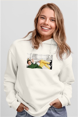 Elf Beyaz Unisex Hoodie