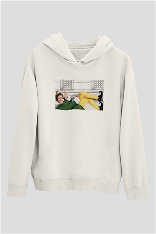 Elf Beyaz Unisex Hoodie