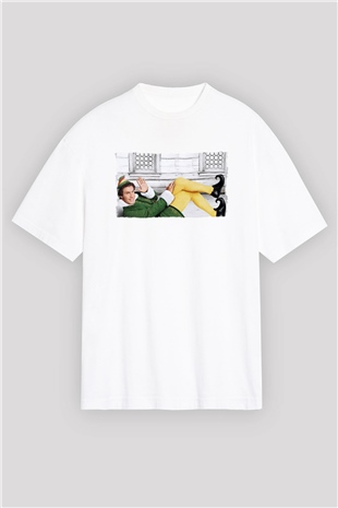 Elf Beyaz Oversize Tişört Oversize T-shirt