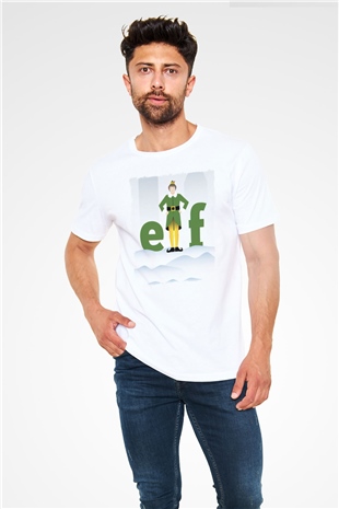 Elf Beyaz Unisex Tişört T-Shirt
