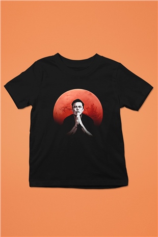 Elon Musk Baskılı Unisex Siyah Çocuk Tişört - Tshirt
