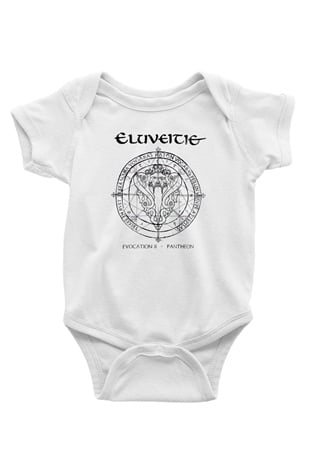 Eluveitie Baskılı Beyaz Unisex Bebek Body - Zıbın