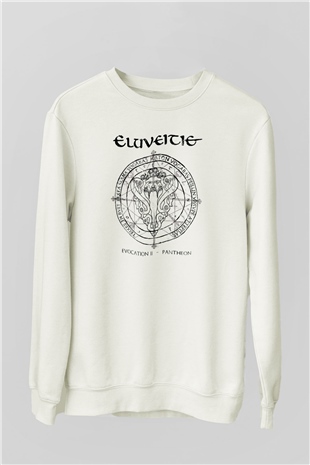 Eluveitie Beyaz Unisex Sweatshirt