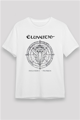 Eluveitie Beyaz Unisex Tişört T-Shirt - TişörtFabrikası