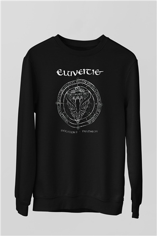 Eluveitie Siyah Unisex Sweatshirt