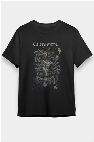 Eluveitie Siyah Unisex Tişört T-Shirt - TişörtFabrikası