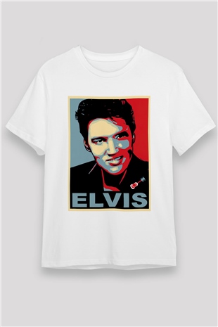 Elvis Presley Siyah Unisex Tişört T-Shirt - TişörtFabrikası