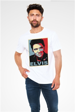 Elvis Presley Siyah Unisex Tişört T-Shirt - TişörtFabrikası